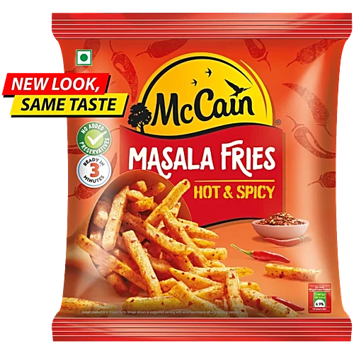 McCain Masala Fries - Hot & Spicy, 420 g